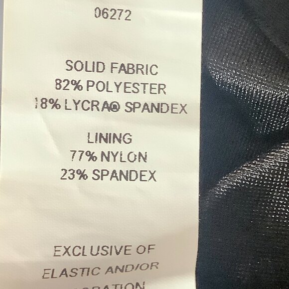 ** Black Swimwear Amoena Sz 8 NWT One Piece Adjustable Straps - Picture 9 of 11